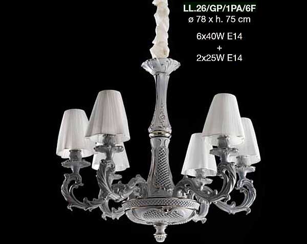 Lustre LORENZON (F.LLI LORENZON) LL.26/GP/1PA/6F usine LORENZON (F.LLI LORENZON) de l'Italie. Foto №1