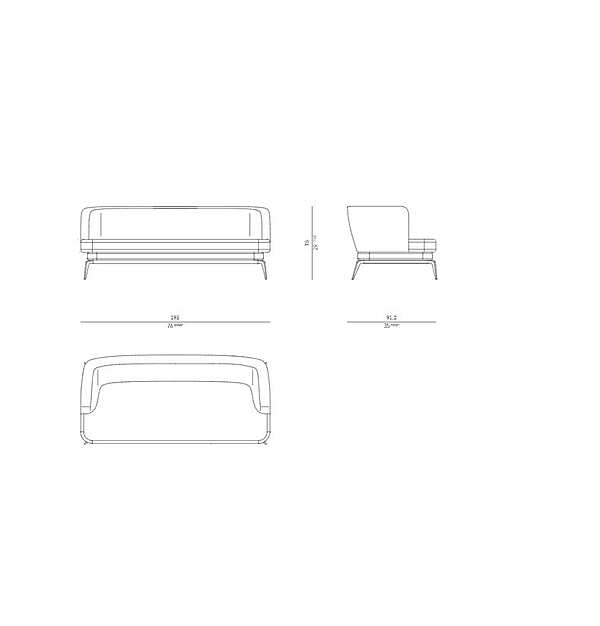 Canapé ROSSATO RHC-06 usine ROSSATO de l'Italie. Foto №7