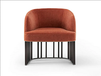 Fauteuil en tissu avec housse amovible GIORGETTI HERO