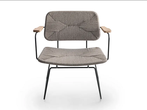 Fauteuil à accoudoirs en aluminium Echoes Outdoor FLEXFORM usine FLEXFORM de l'Italie. Foto №1