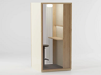 Cabine téléphonique avec éclairage intégré KETTAL KALL S KSB300100
