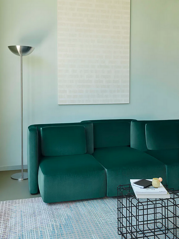 Canapé modulaire en tissu Gala Saba usine SABA de l'Italie. Foto №13