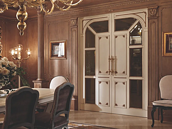 Porte en bois et verre battante Progetto 3 Martini Interiors usine MARTINI INTERIORS de l'Italie