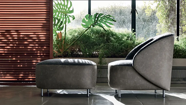 Fauteuil en tissu avec accoudoirs Pandi CORTEZARI 706 usine CORTE ZARI de l'Italie. Foto №6