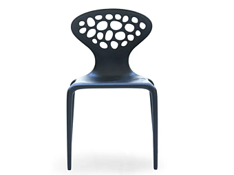 Chaise empilable en polypropylène Supernatural Moroso usine Moroso de l'Italie