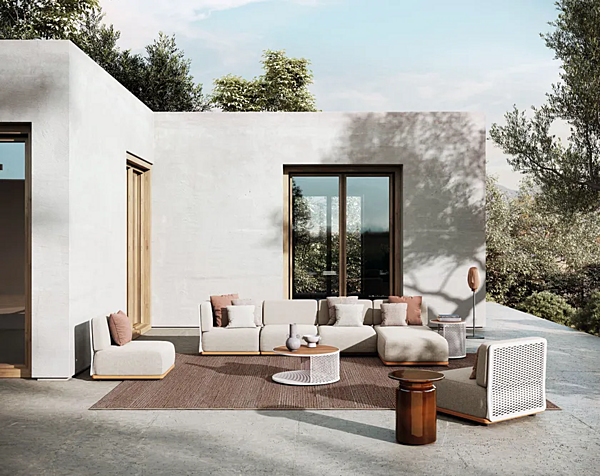 Fauteuil de jardin modulaire en tissu Atmosphera Switch SC.PC1 usine ATMOSPHERA de l'Italie. Foto №8