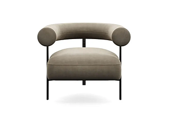 Fauteuil en tissu rembourré Toro Liu Jo Living Collection