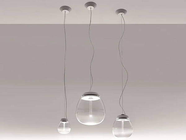 Lampe suspendue en verre soufflé LED Empatia Artemide usine Artemide de l'Italie. Foto №1