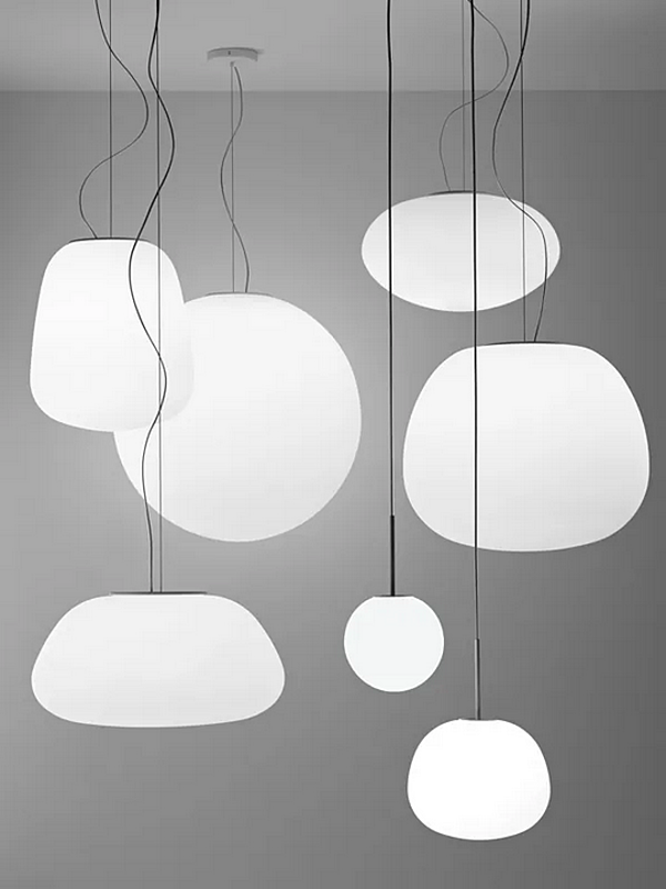 Suspension en verre Lumi Sfera Fabbian usine Fabbian de l'Italie. Foto №6