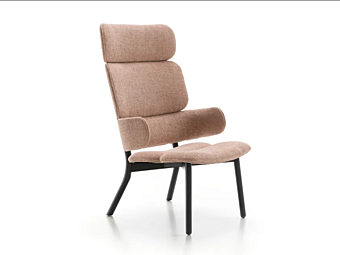 Fauteuil en tissu avec accoudoirs Bands Bergere INNOVA Imbottiti usine Innova Imbottiti de l'Italie