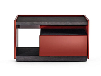 Table de chevet en bois avec tiroirs Molteni & C 5050 Table de chevet en bois avec tiroirs Molteni & C 5050 usine Molteni & C.(+VITRA) de l'Italie