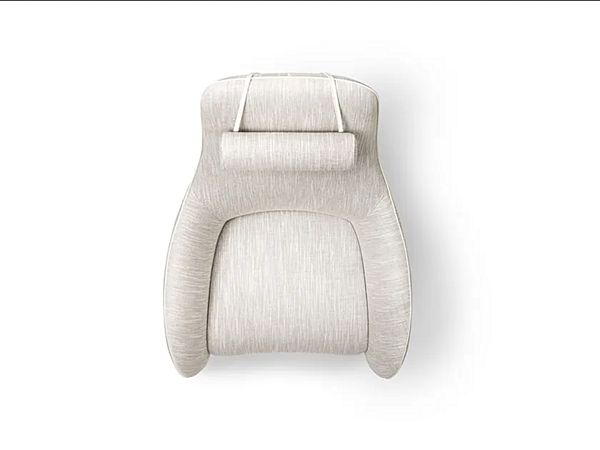 Fauteuil en tissu avec housse amovible Tie XL GIORGETTI 74400, 74405 usine GIORGETTI de l'Italie. Foto №2