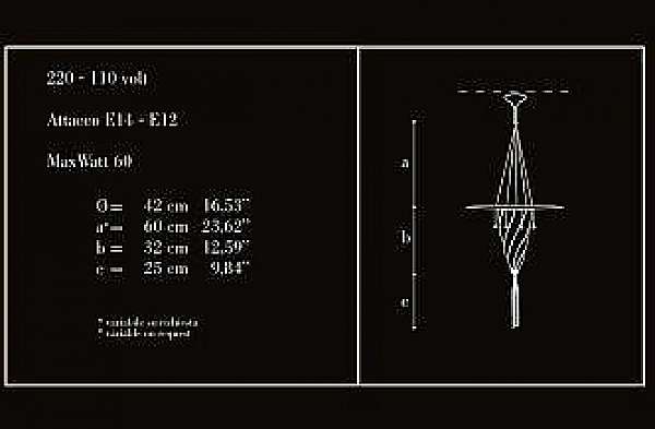 Lustre ARCHEO VENICE DESIGN 105-DB usine ARCHEO VENICE DESIGN de l'Italie. Foto №2