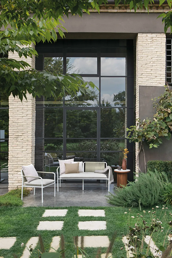 Fauteuil de jardin en aluminium avec accoudoirs Atmosphera collection Air usine ATMOSPHERA de l'Italie. Foto №13