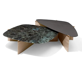 Table basse en frêne GIORGETTI collection Griffe 71570, 71571, 71560, 71561, ...