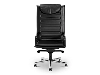 Fauteuil de direction en cuir à dossier haut LOOP i 4 Mariani Fauteuil de direction en cuir à dossier haut LOOP i 4 Mariani usine i 4 Mariani de l'Italie