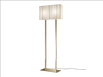 Lampe sur pied en soie faite main AXOLIGHT Clavius PT CLAVIU E27