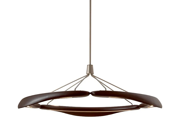 Suspension en noyer LED GIORGETTI Dunes GA408G usine GIORGETTI de l'Italie. Foto №1
