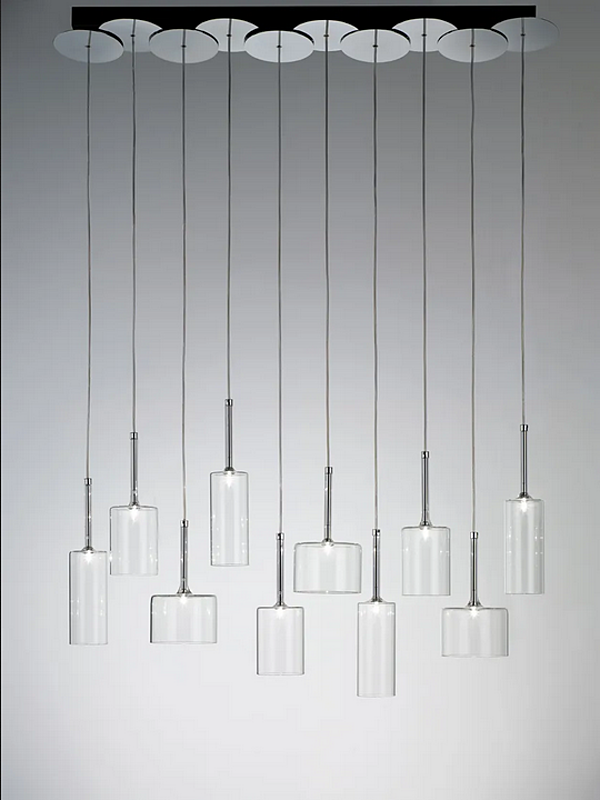 Suspension en verre teinté AXOLIGHT Spillray SP SPIL 10 usine Axolight de l'Italie. Foto №2