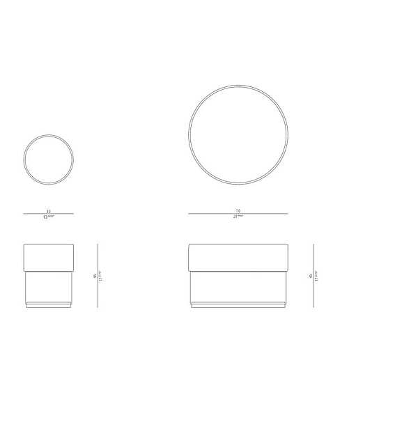 Pouf ROSSATO RHC-1 2 usine ROSSATO de l'Italie. Foto №7