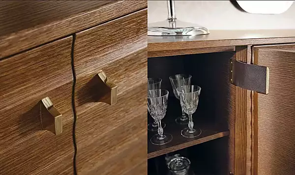 Buffet en bois avec portes Elettra OPERA CONTEMPORARY ANGELO CAPPELLINI usine OPERA CONTEMPORARY de l'Italie. Foto №3