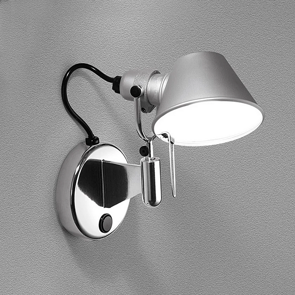 Applique murale en aluminium projecteur Artemide Tolomeo usine Artemide de l'Italie. Foto №4