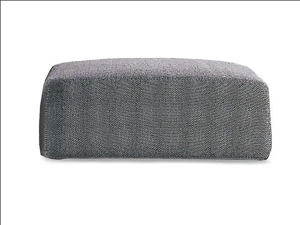 Pouf rectangulaire en tissu avec housse amovible Moroso Highlands usine Moroso de l'Italie. Foto №2