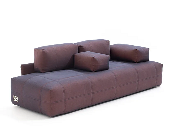 Canapé d'angle en tissu avec housse amovible Moroso Aerozeppelin usine Moroso de l'Italie. Foto №2