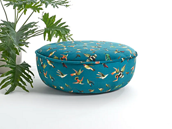 Pouf rond en tissu AERRE ITALIA