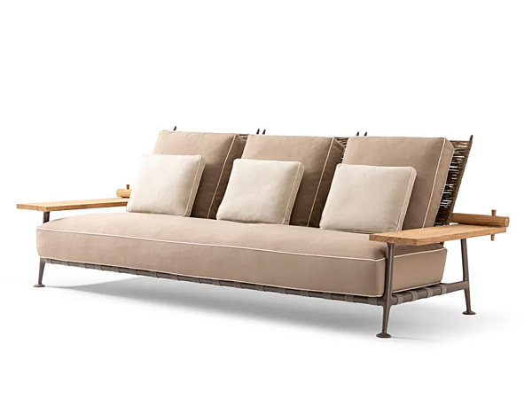 Canapé en tissu pour jardin CASSINA 239 FENC'E NATURE usine CASSINA de l'Italie. Foto №4