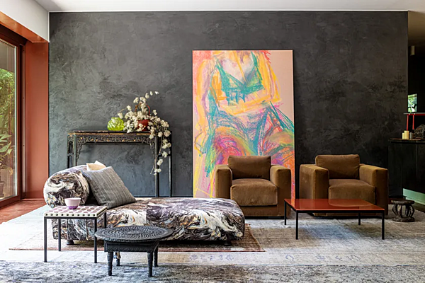 Lit de jour en tissu Mezze Moroso usine Moroso de l'Italie. Foto №6