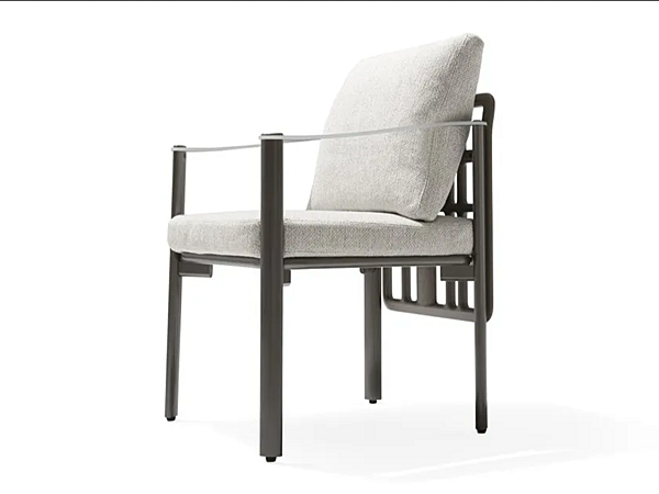 Fauteuil de jardin en tissu avec accoudoirs Aldia GIORGETTI 91070, 91071 usine GIORGETTI de l'Italie. Foto №1