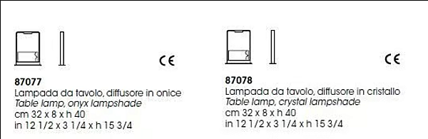 Lampe de table LED en métal GEA GIORGETTI GA347G usine GIORGETTI de l'Italie. Foto №5