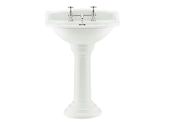 Lavabo sur pied en céramique Belgravia Gentry Home