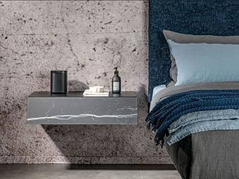 Table de nuit murale en bois LAGO 36E8 0759