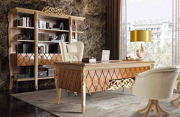 Fauteuil en cuir capitonné Harmony A.R. Arredamenti 317 usine A.R.ARREDAMENTI SRL de l'Italie. Foto №3