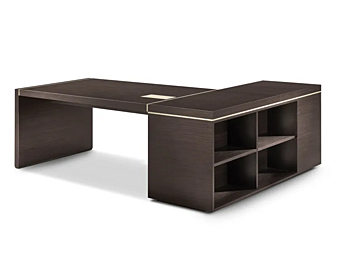 Bureau exécutif en bois en forme de L avec tiroirs I 4 Mariani Blade Bureau exécutif en bois en forme de L avec tiroirs I 4 Mariani Blade usine i 4 Mariani de l'Italie