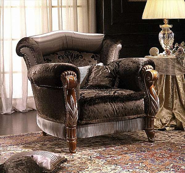 Fauteuil ELLESALOTTI Ludmila-3 usine LUXURY SOFA de l'Italie. Foto №1